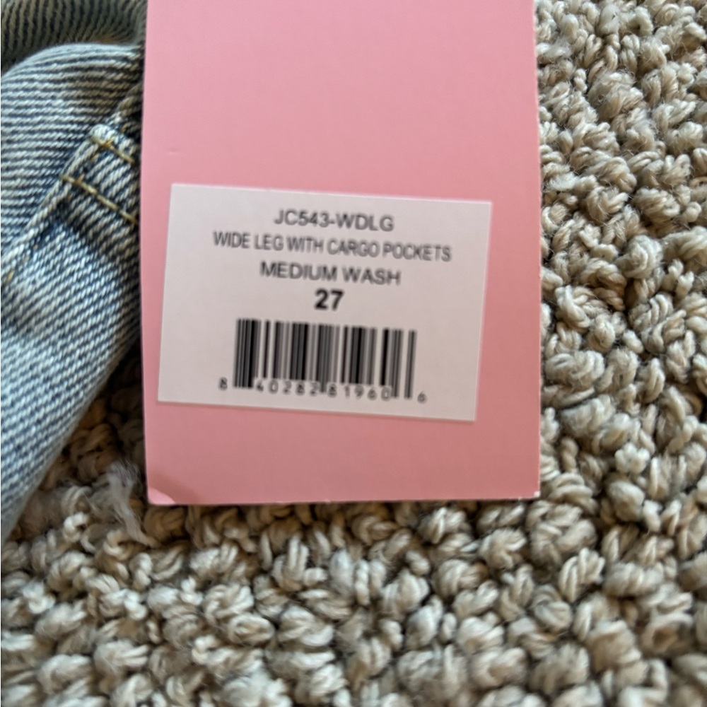 NWT Juicy Couture Cargo Flare Wide Leg Jeans - Picture 5 of 6